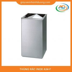 Thùng rác inox A34-F