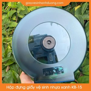 Hộp đựng GVS nhựa xanh KB-15