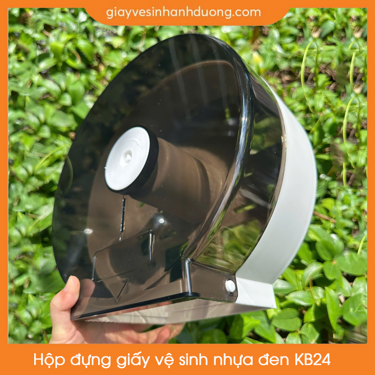 Hộp đựng giấy vệ sinh KB24 đen